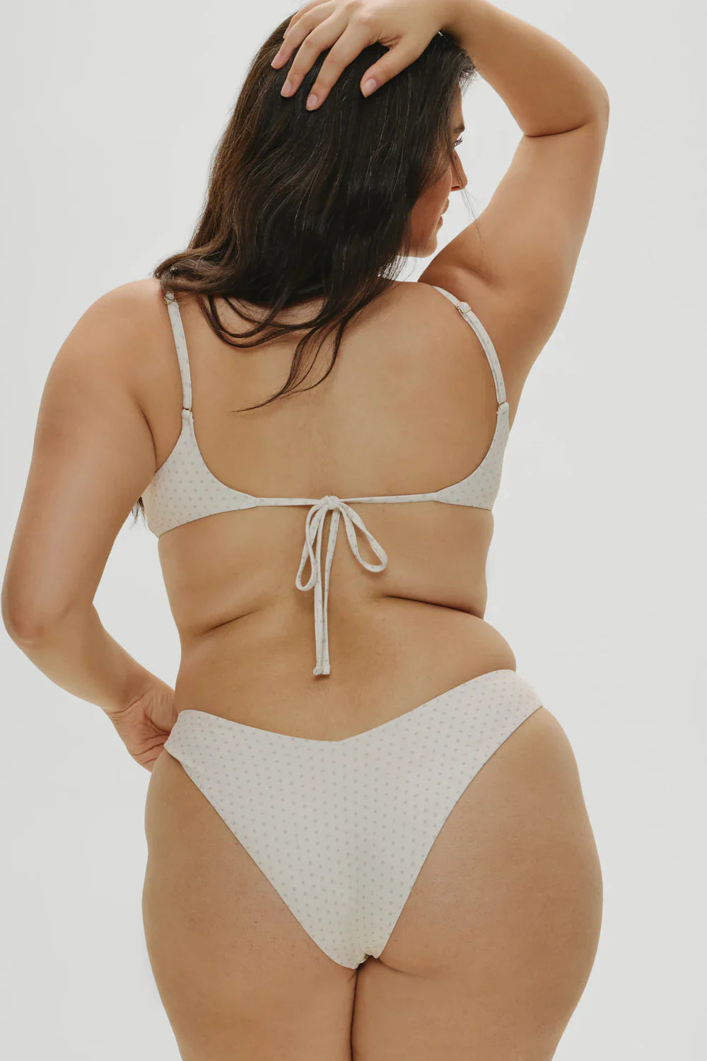 x Khy Enzo Cheeky Bikini Bottom - Pearl Dot