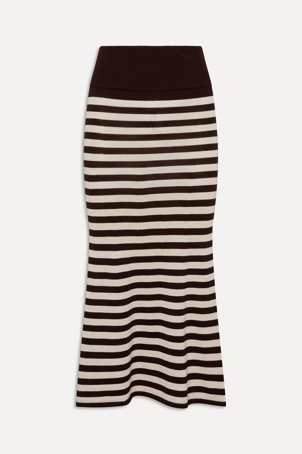 x BELLA HADID Tucker Knit Midi Skirt - Cowboy Stripe