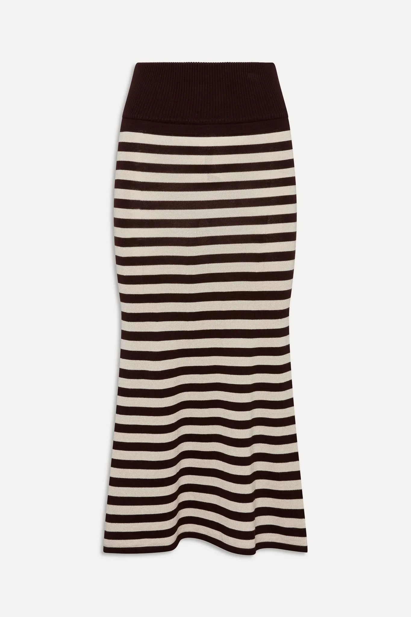 x BELLA HADID Tucker Knit Midi Skirt - Cowboy Stripe