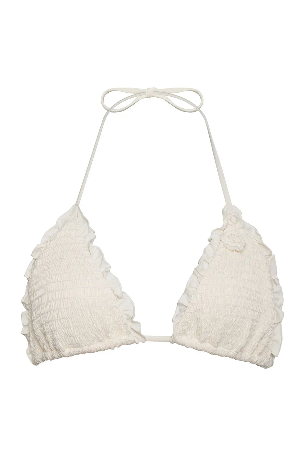 Tiana Ruffle Triangle Bikini Top - Sunrose