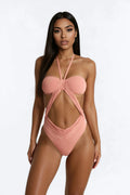 Ibiza Dreams Cutout One Piece Swimsuit - Nude