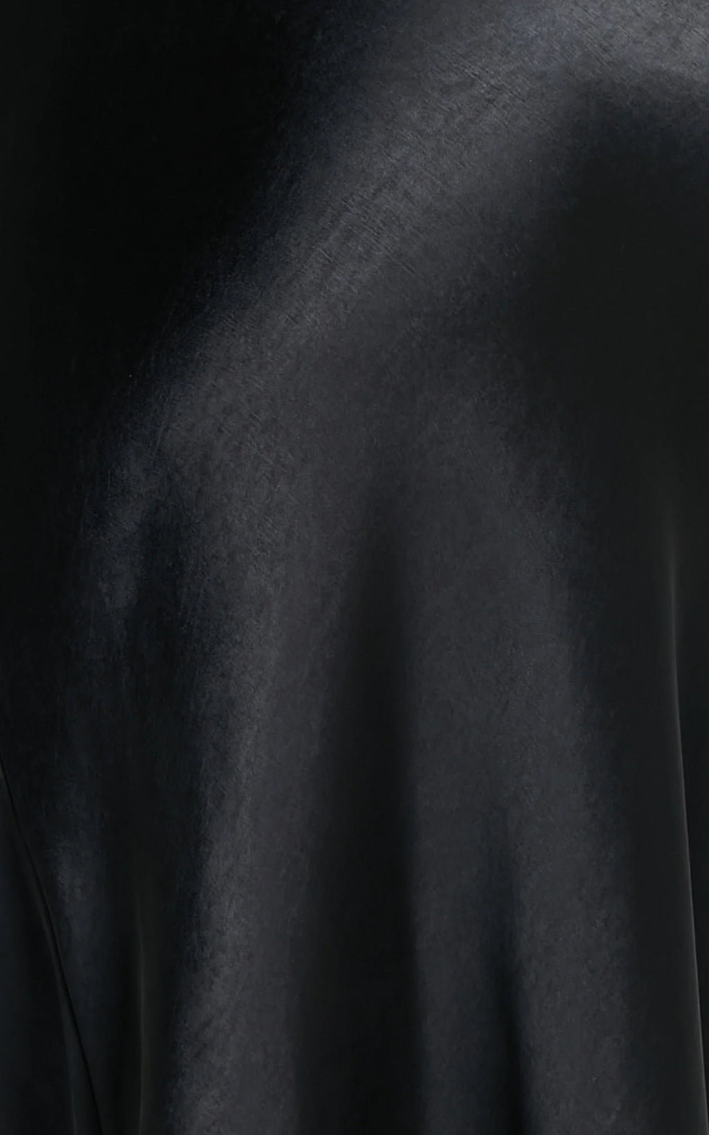 Charlita Maxi Dress - Strapless Cowl Back Satin Dress in Black