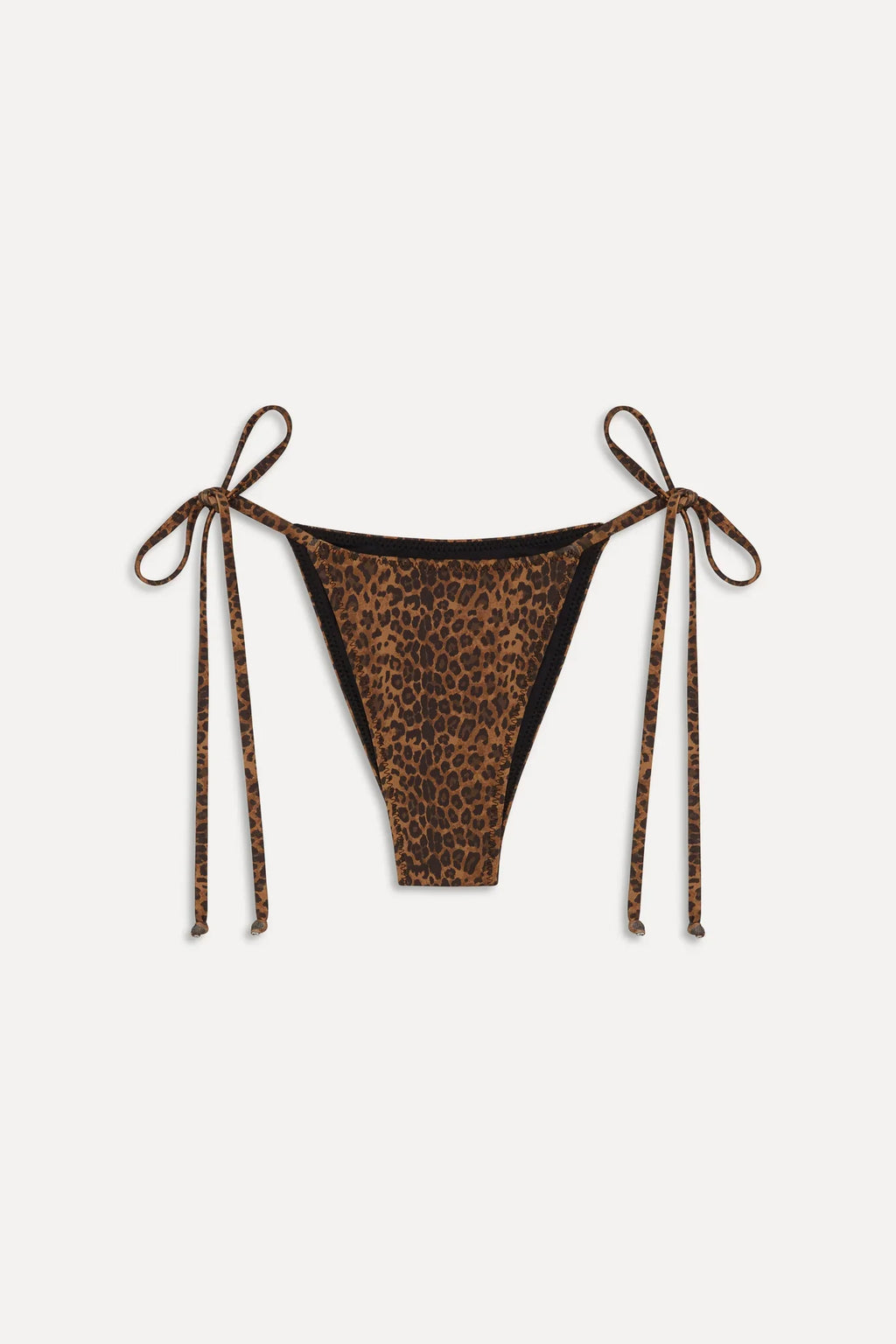 x BELLA HADID Mackenzie String Bikini Bottom - Lucky Leopard