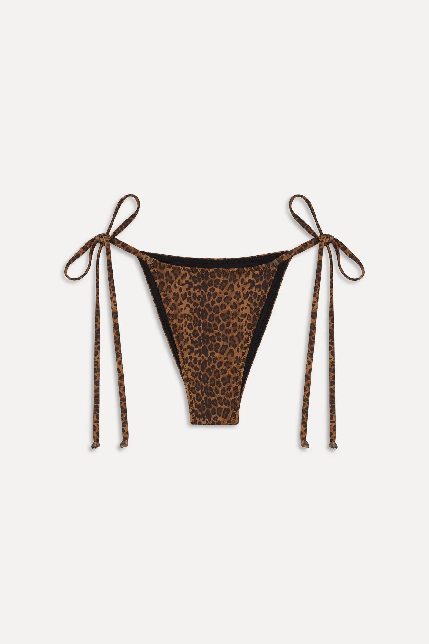 x BELLA HADID Mackenzie String Bikini Bottom - Lucky Leopard
