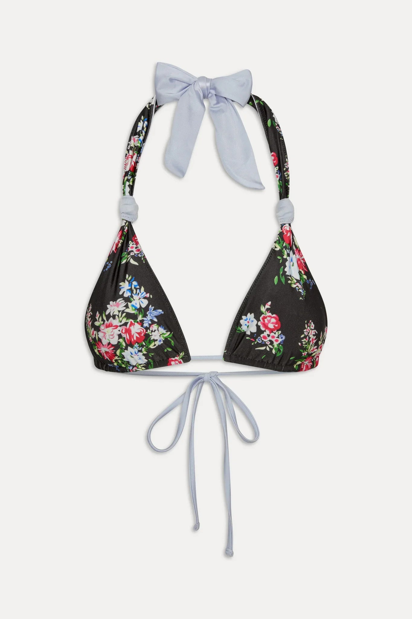 Kealy Reversible Shine Bikini Top - Bouquet