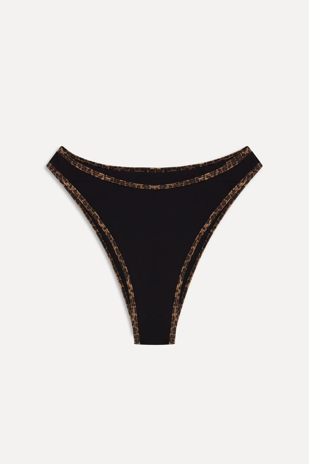 x BELLA HADID Presley High Waisted Bikini Bottom - Lucky Leopard