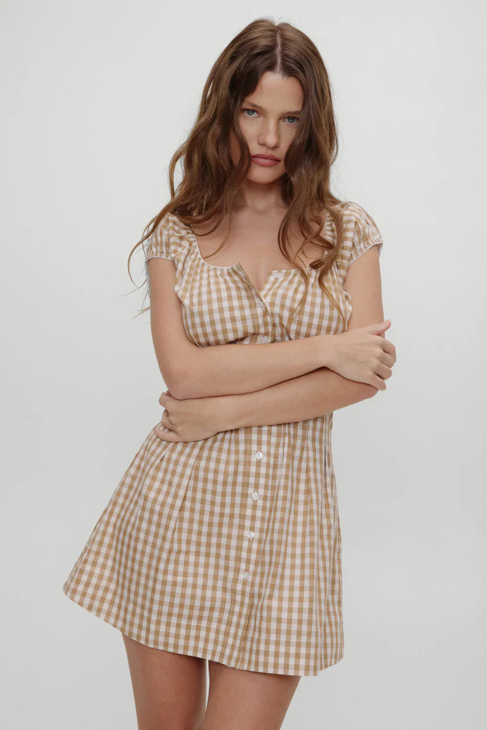 x BELLA HADID Mustang Mini Dress - Rodeo Gingham