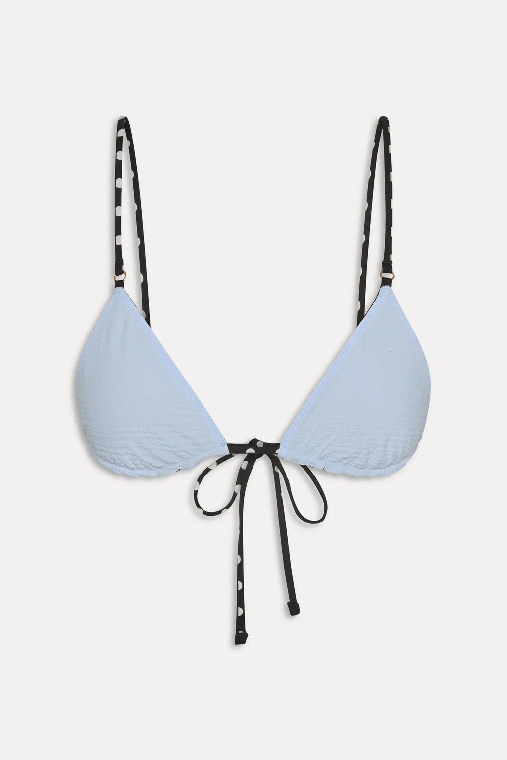 Elena Reversible Micro Bikini Top - Frost