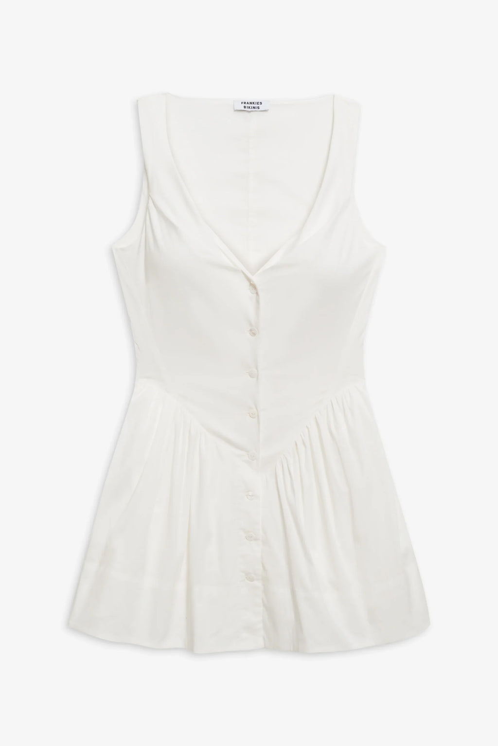 Charlotte Corset  Mini Dress - White