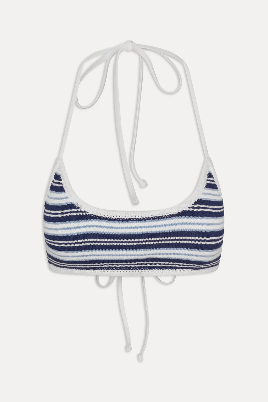 x JENNIE Star Knit Bikini Top - Arctic Stripe