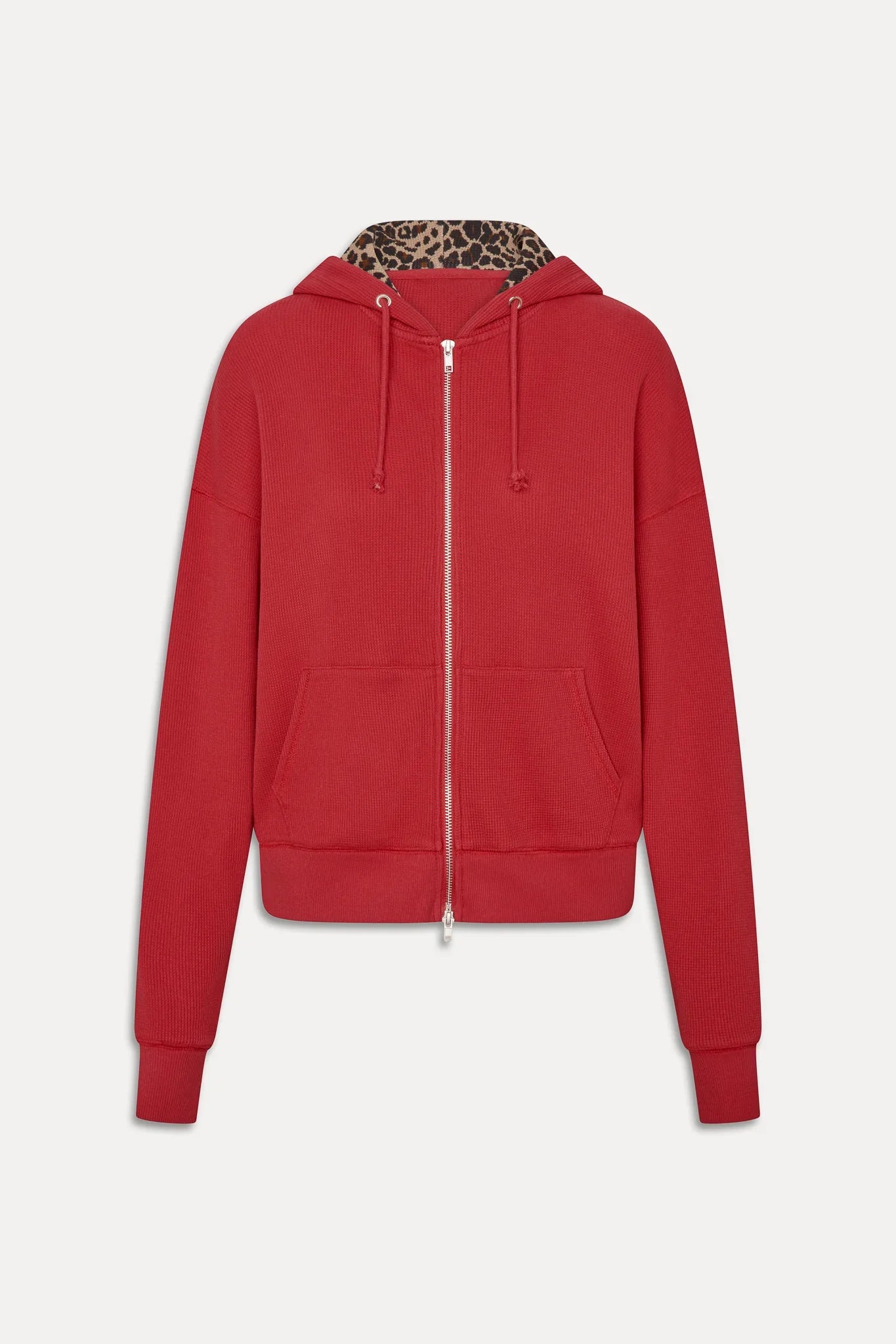 Weekend Zip Up Hoodie - Strawberry Red