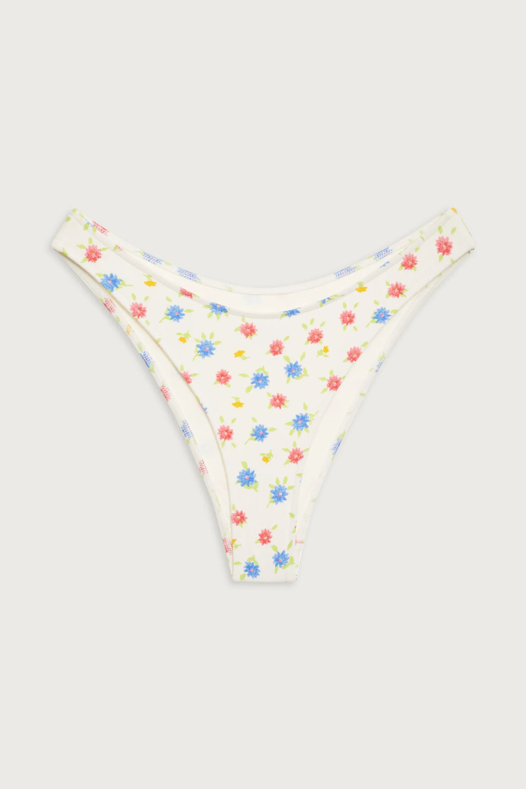 Dove Floral Classic Bikini Bottom - Water Blossom