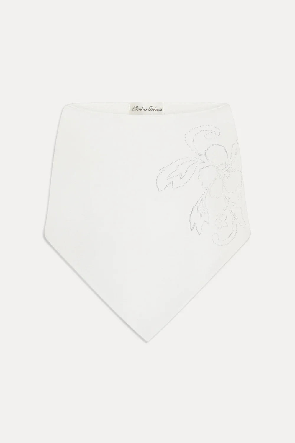 Scout Knit Poncho - White Hibiscus