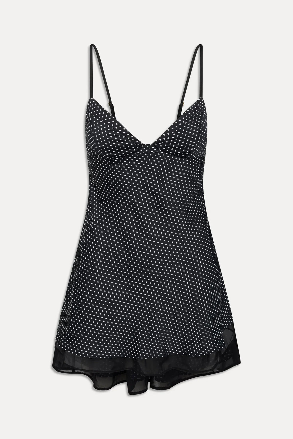 x Khy Kenley Satin Mini Dress - Moonlit Dot