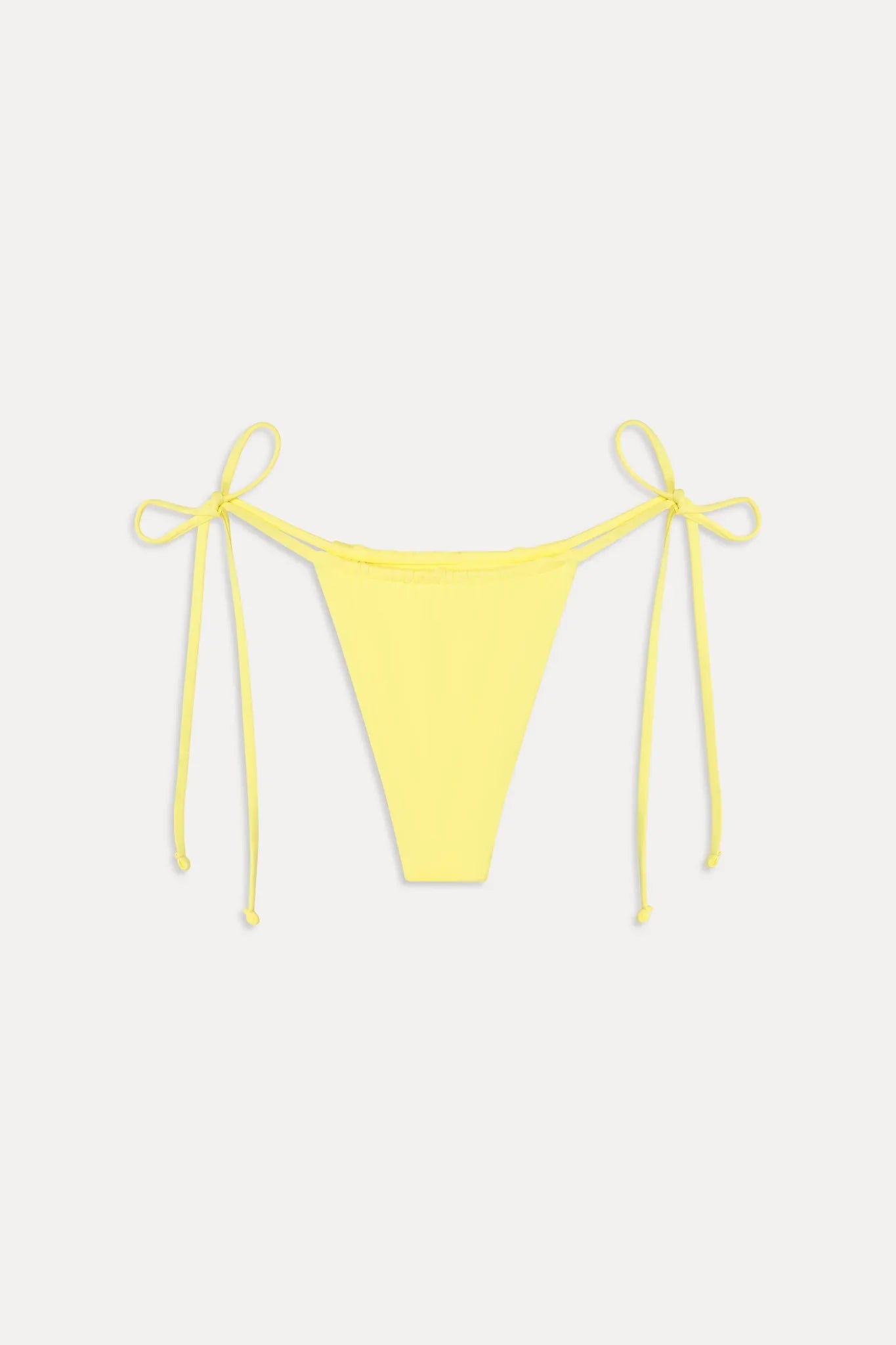 Tia Skimpy String Bikini Bottom - Yellow Iris