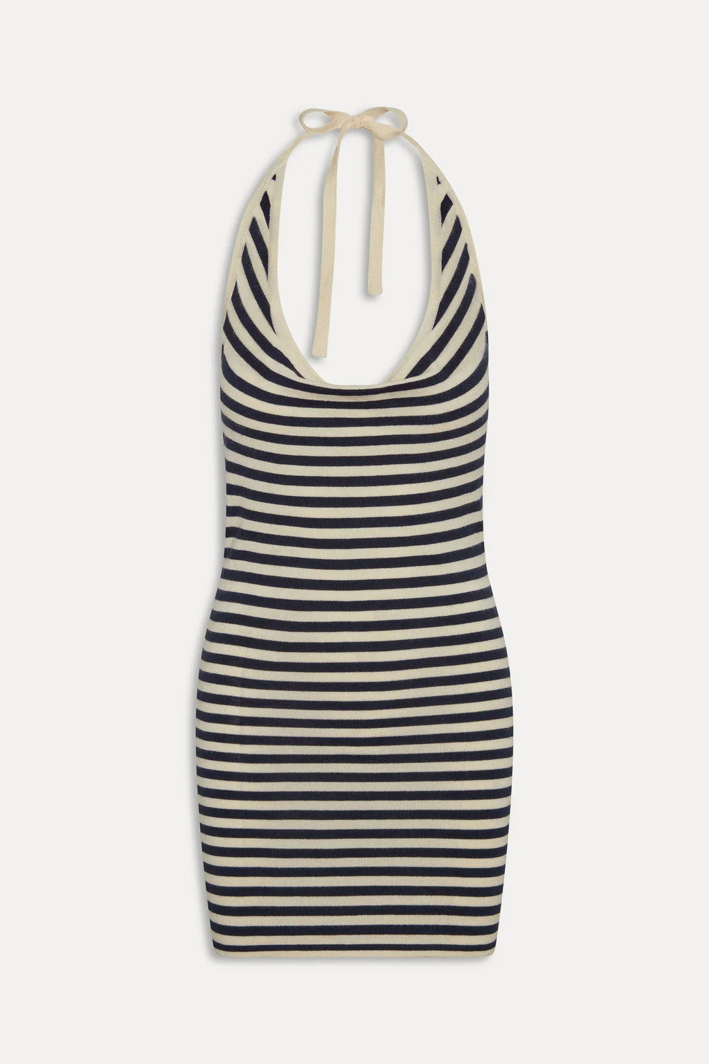 Moon Cloud Knit Mini Dress - Barefoot Stripe