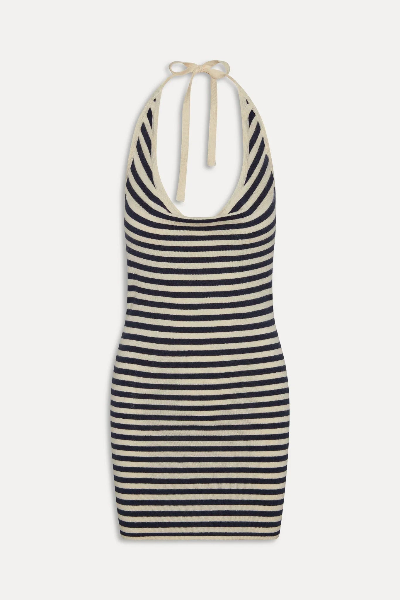 Moon Cloud Knit Mini Dress - Barefoot Stripe
