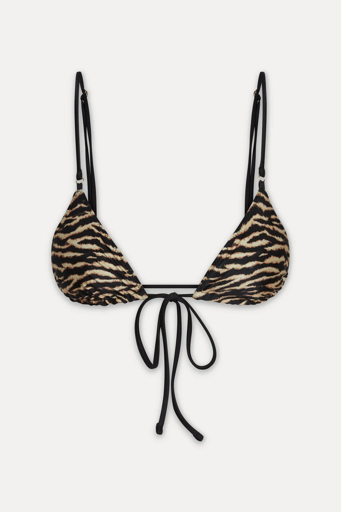 x R��alisation Par Lila Triangle Bikini Top - Vintage Tiger