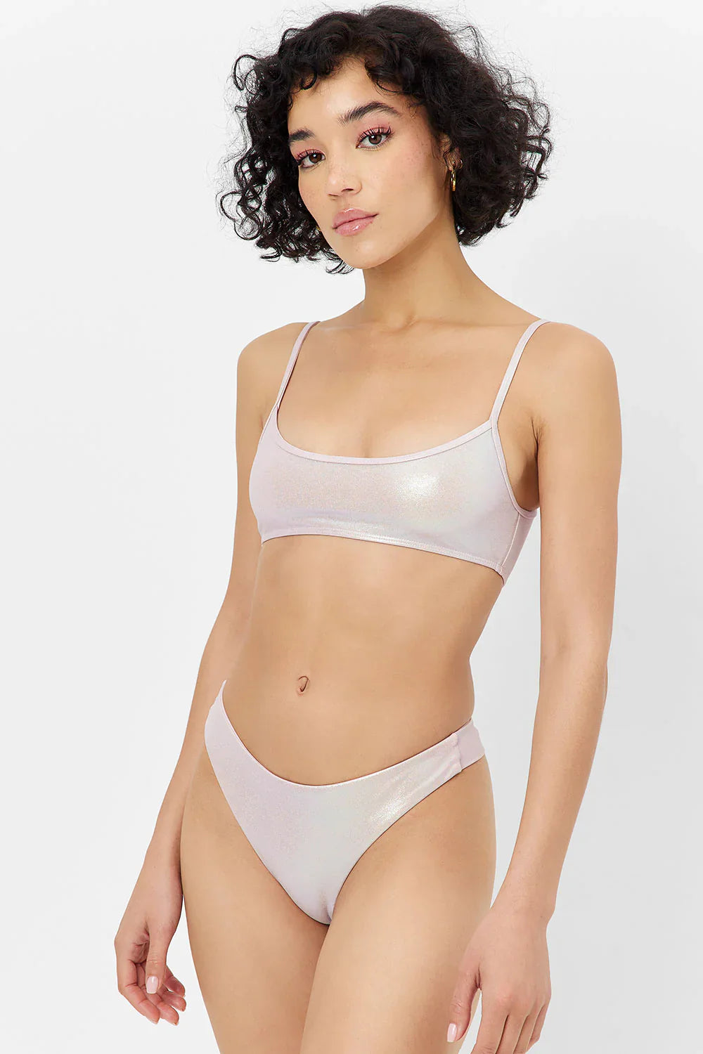 Dallas Iridescent Bralette Bikini Top - Gilded Angel