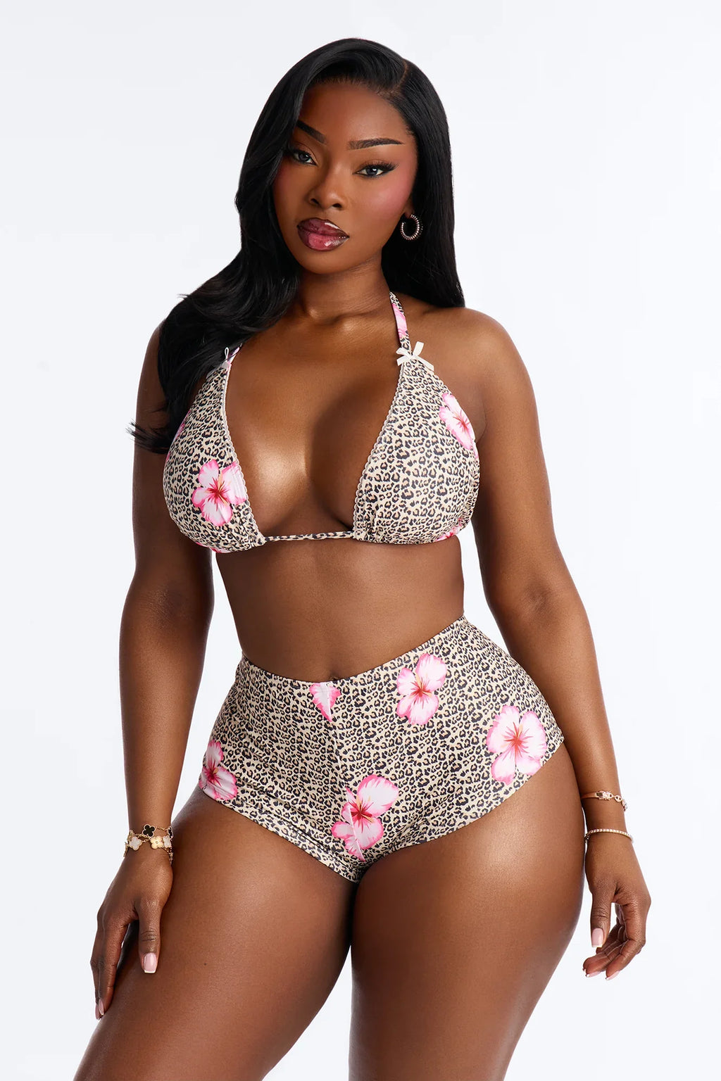 Still Glowing 2 Piece Bikini - Leopard