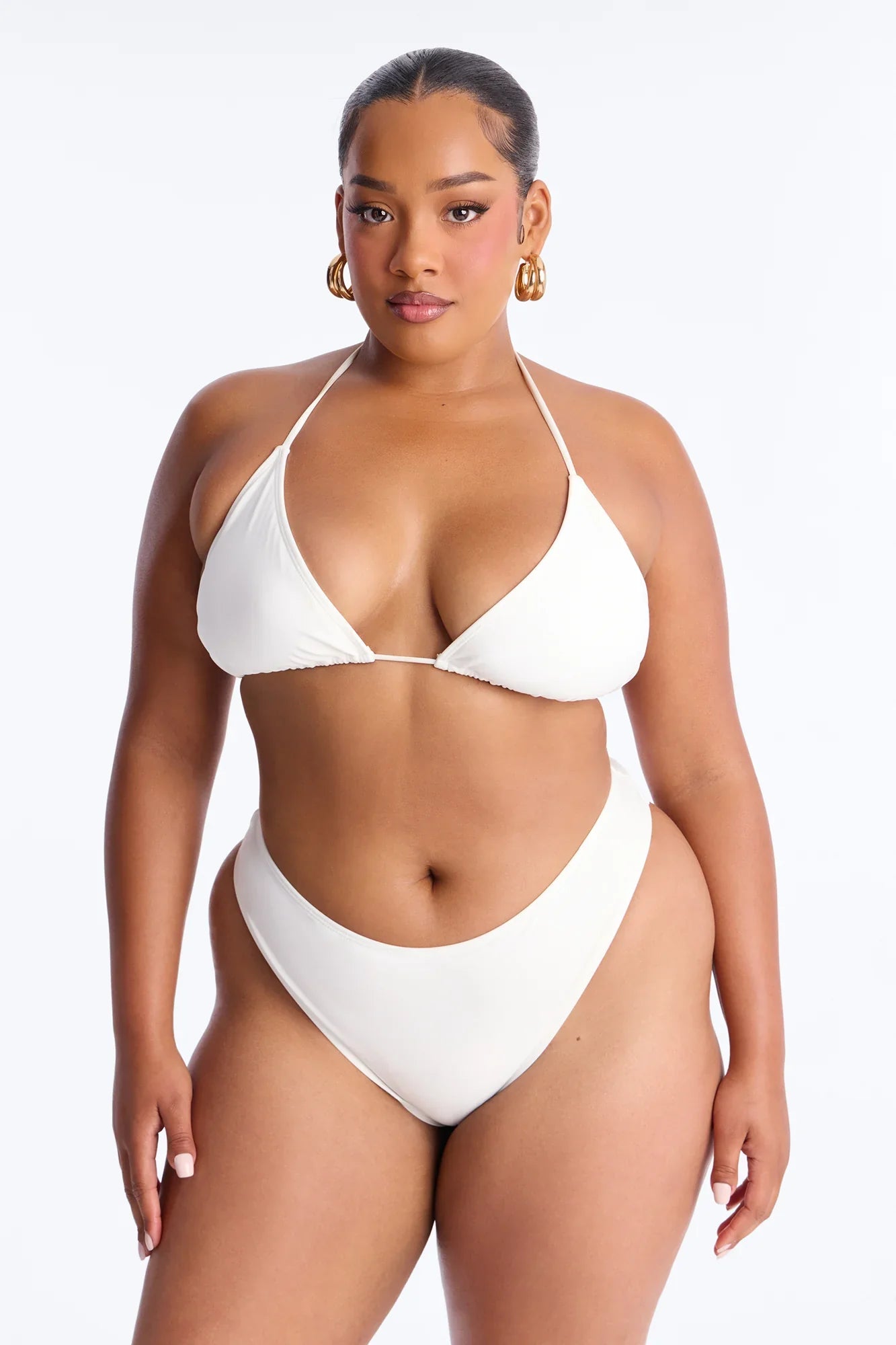 Allyson Bikini And Coverup Set - White