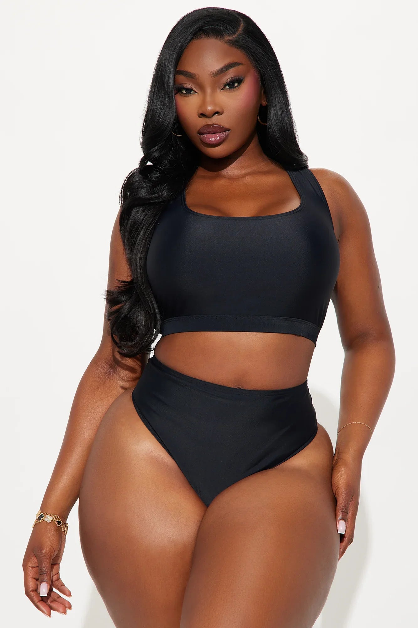Beach House Swim 2 Piece Bikini - Black