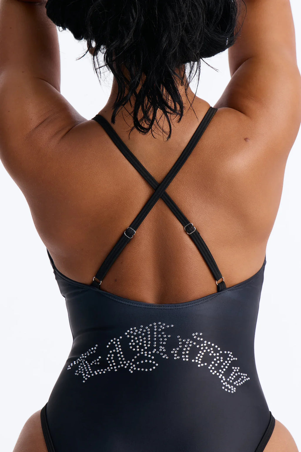 Ed Hardy Roses & Panther 1 Piece Swimsuit - Black
