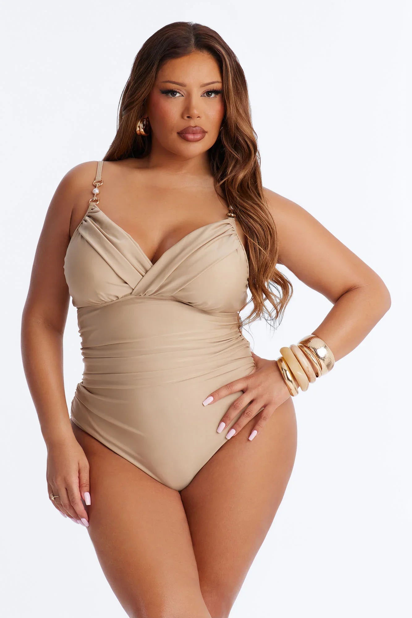 Savoring Summer 1 Piece Swimsuit - Olive