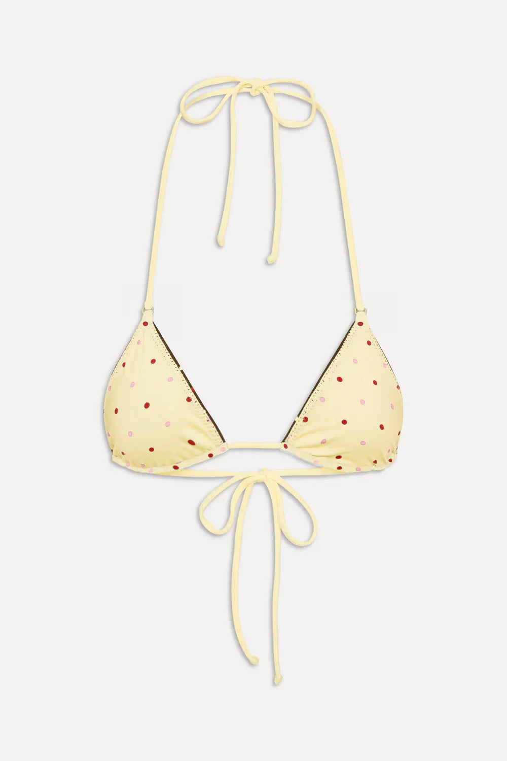 Nick Reversible Shine Bikini Top - Honey Bug