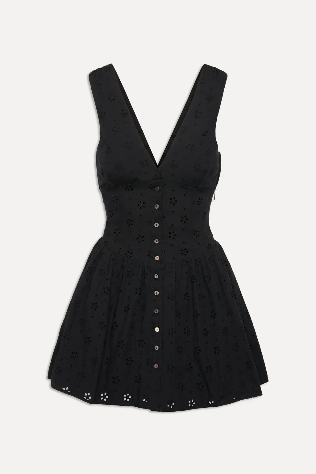 Marley Cotton Eyelet Mini Dress - Eclipse