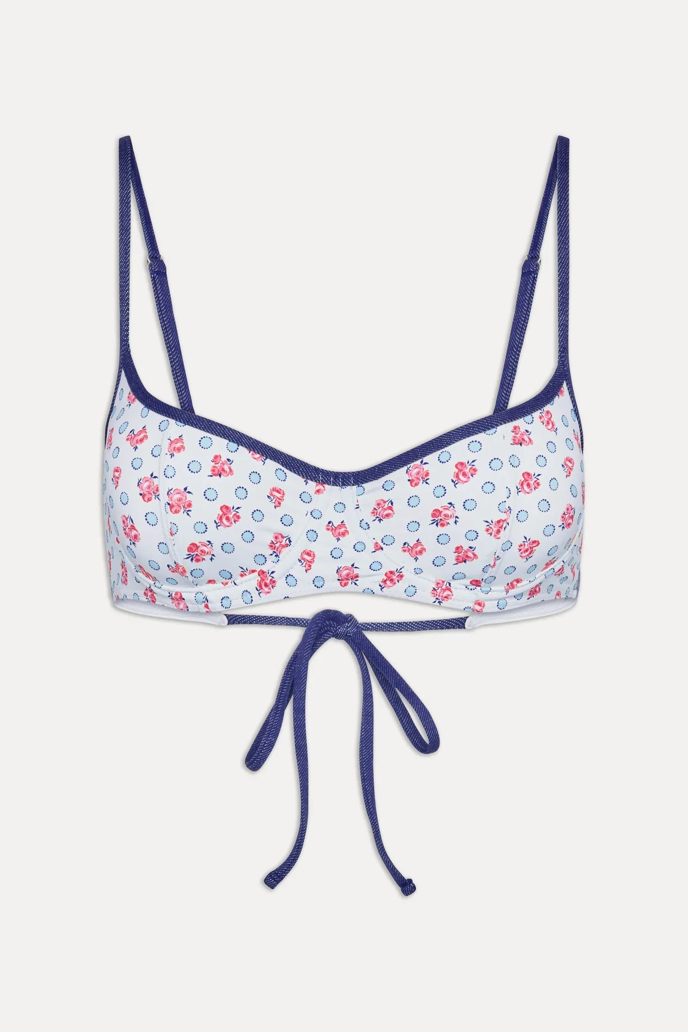 Cola Underwire Bikini Top - Wild Rose