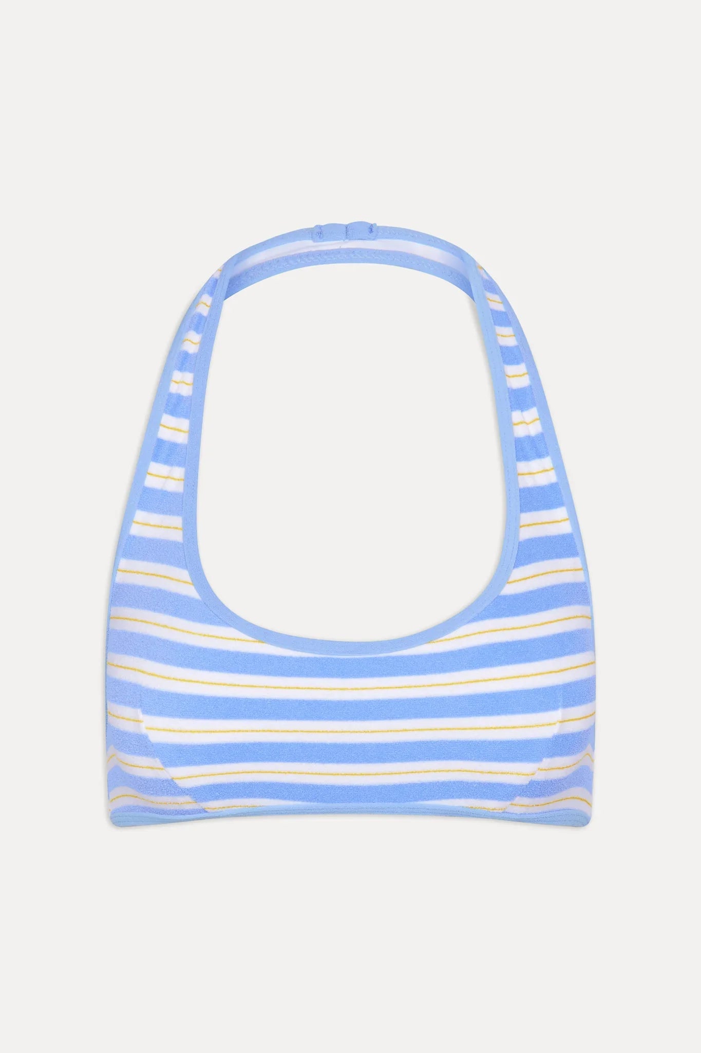 Skyler Striped Halter Bikini Top - Ashbury Stripe