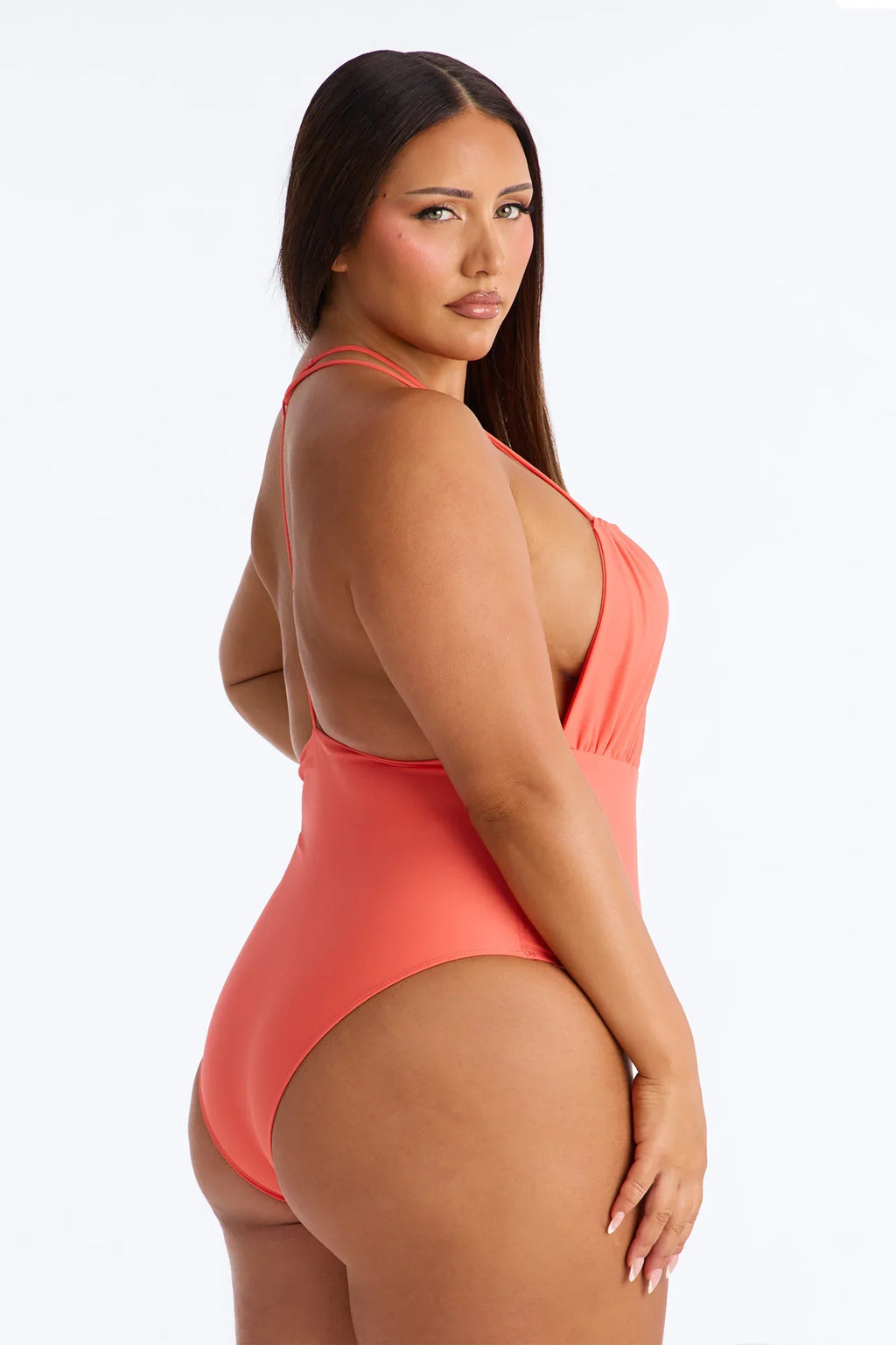 Lagoon Luxe 1 Piece Swimsuit - Coral