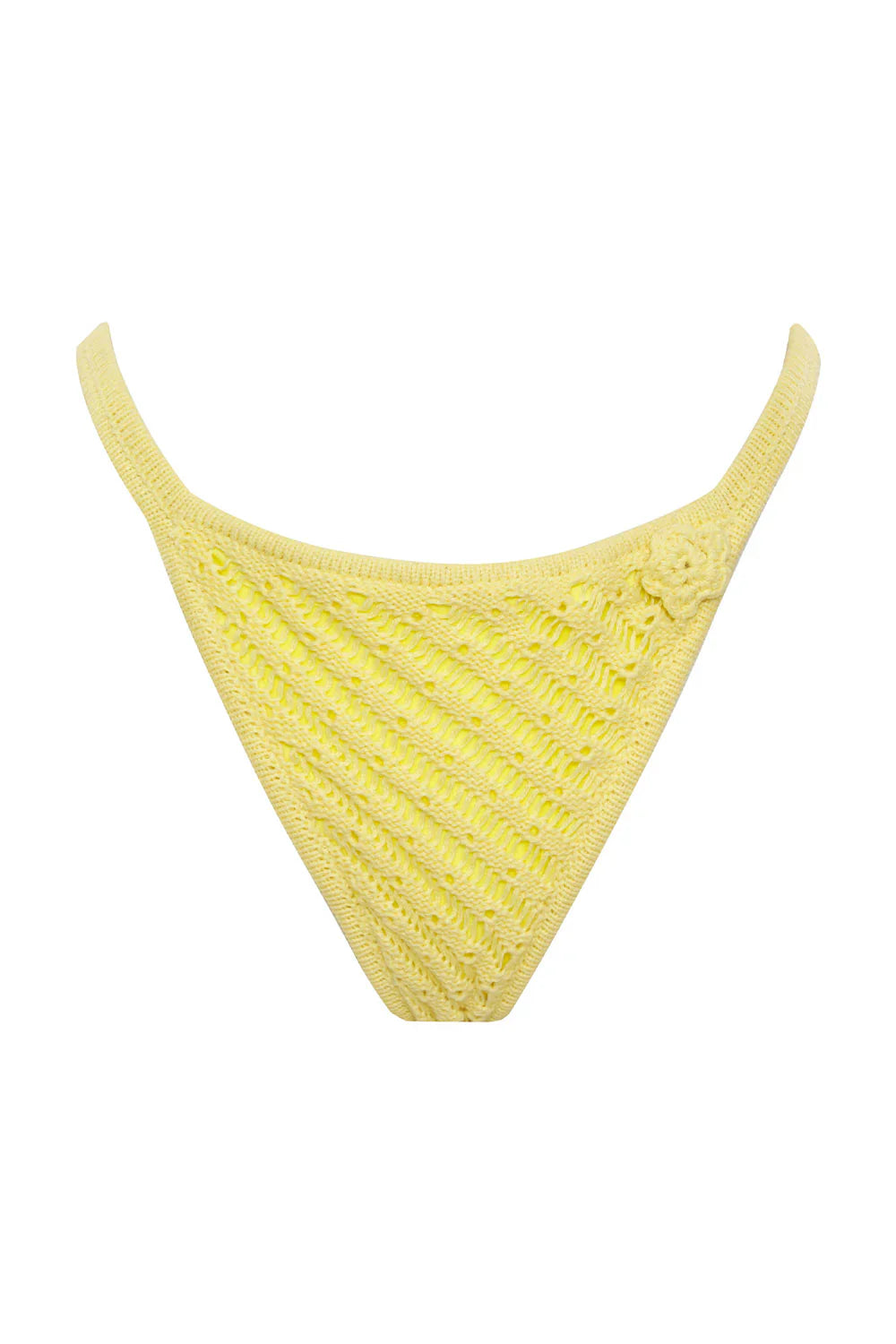 Tide Crochet Cheeky Bikini Bottom - Honey Butter