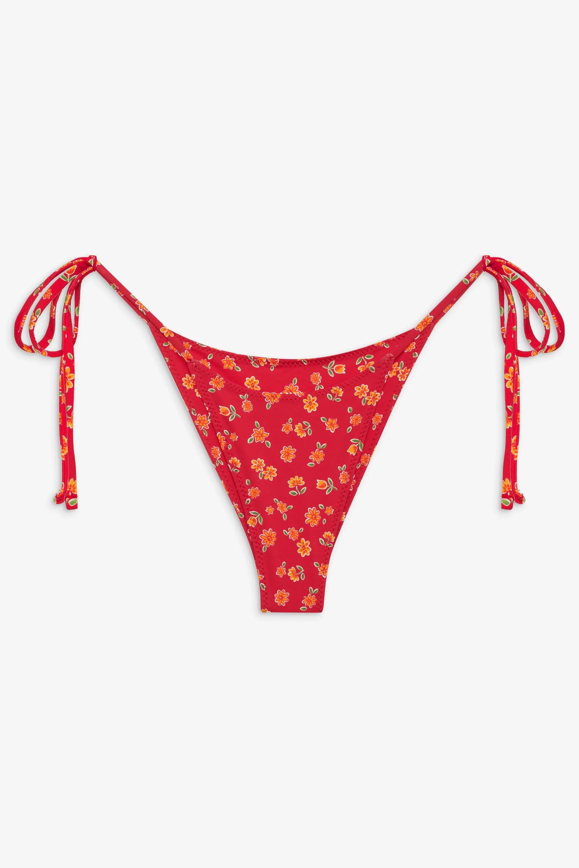Mackenzie Floral String Bikini Bottom - Summer Flower