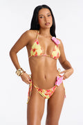 Island Things 2 Piece Bikini - Yellow/combo