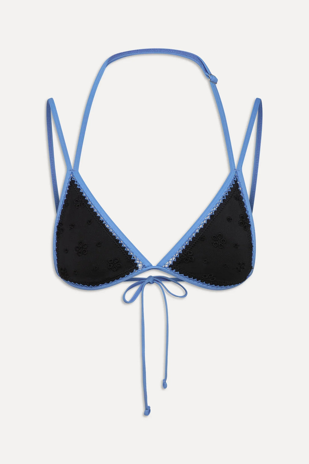 Luna Eyelet Bikini Top - Eclipse