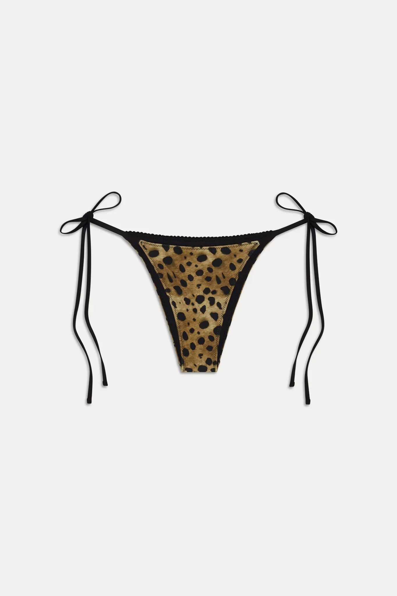 x Khy Mackenzie Skimpy Bikini Bottom - Lacey Leopard