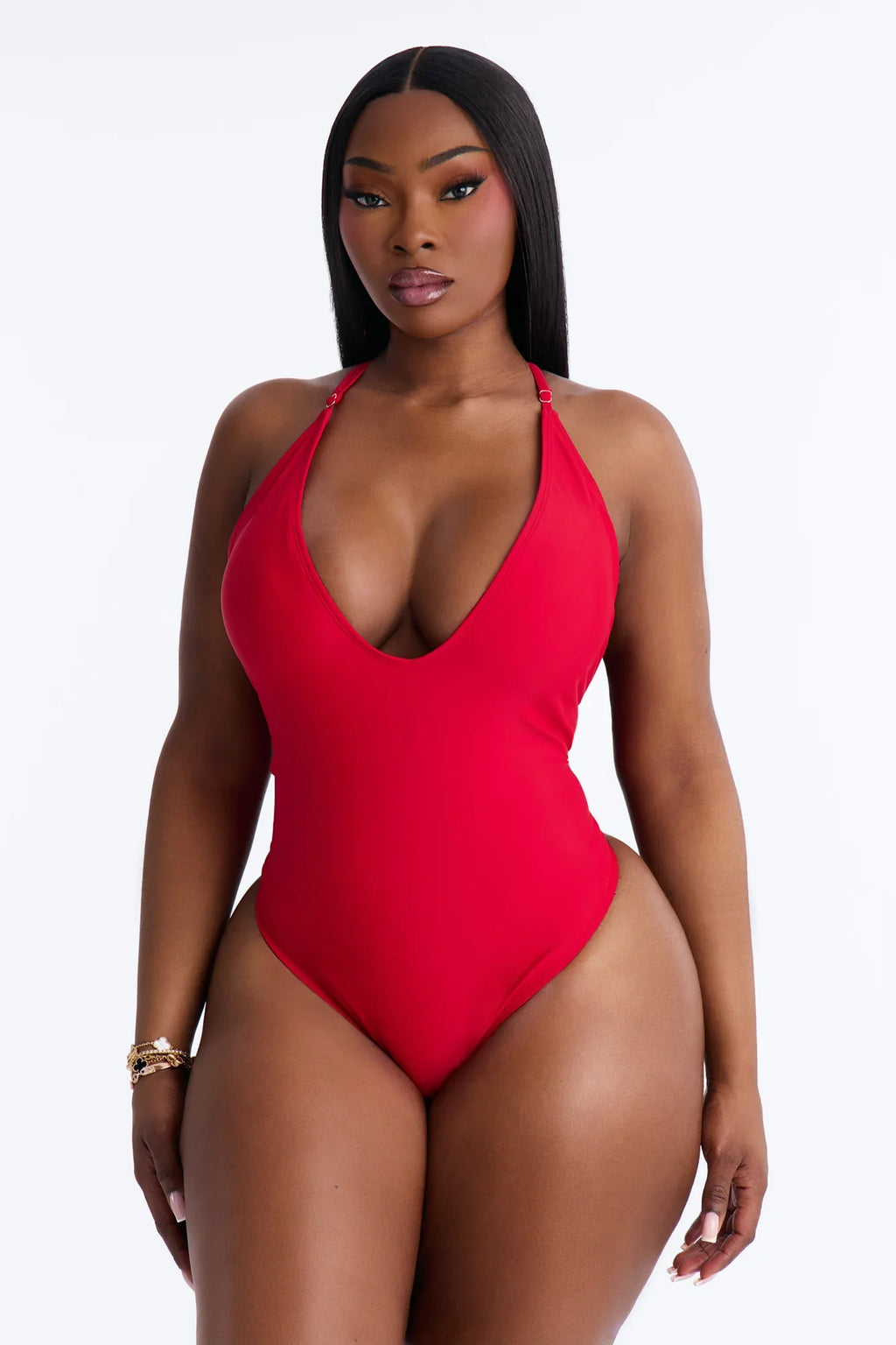 One And Only 1 Piece Swimsuit - Red