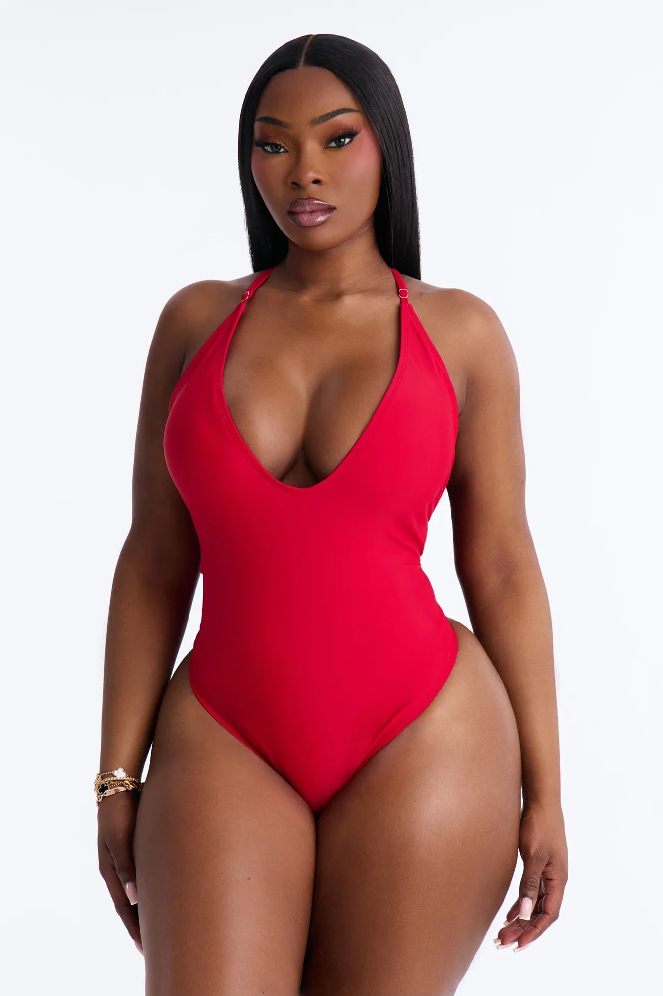 One And Only 1 Piece Swimsuit - Red
