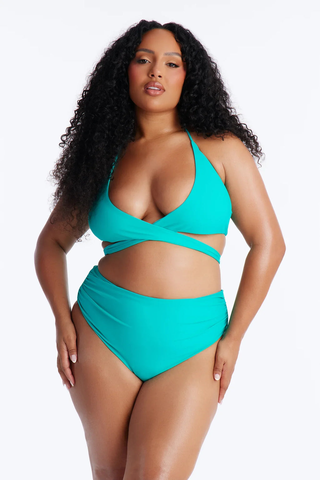 Poolside Ready 2 Piece Bikini - Jade