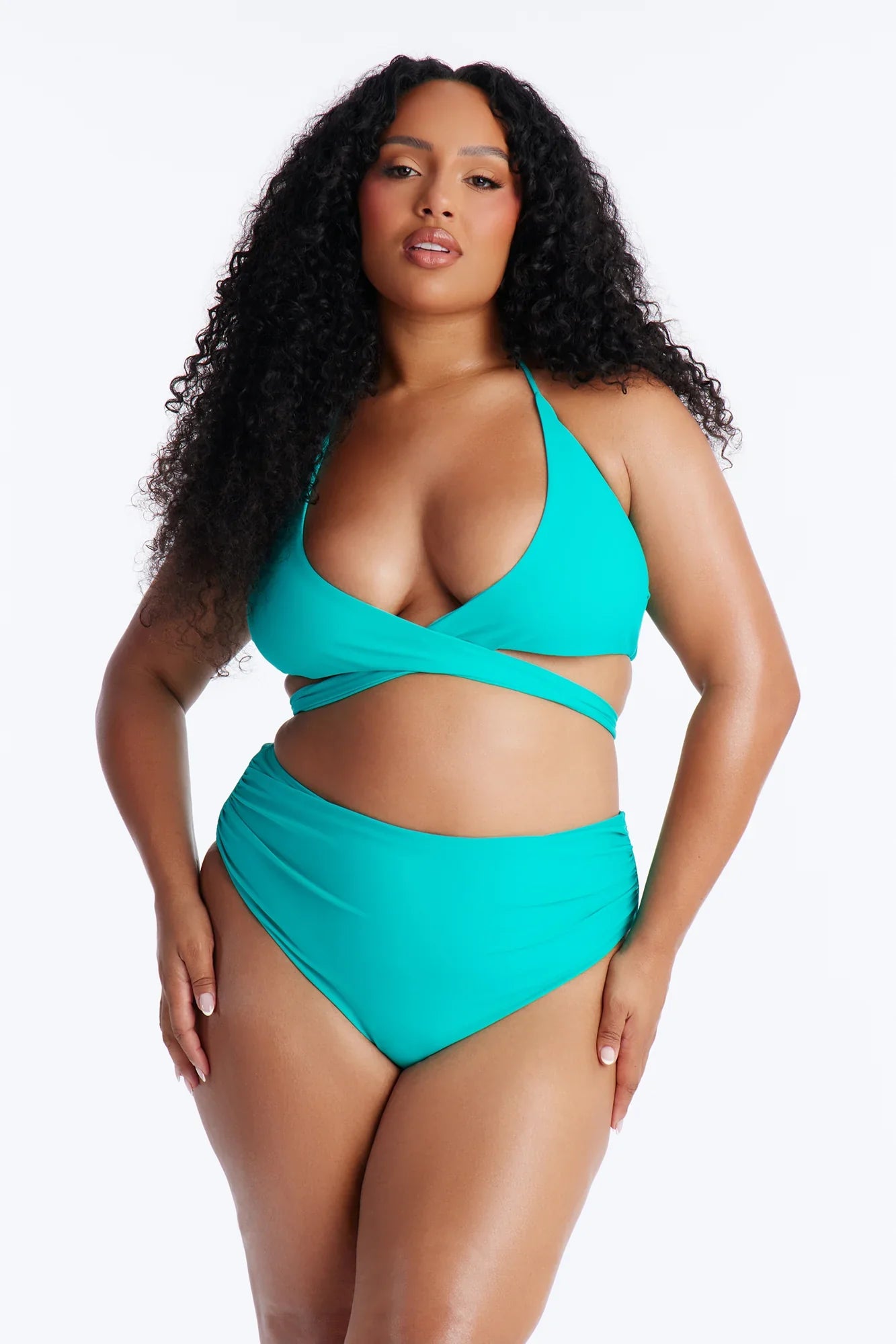 Poolside Ready 2 Piece Bikini - Jade