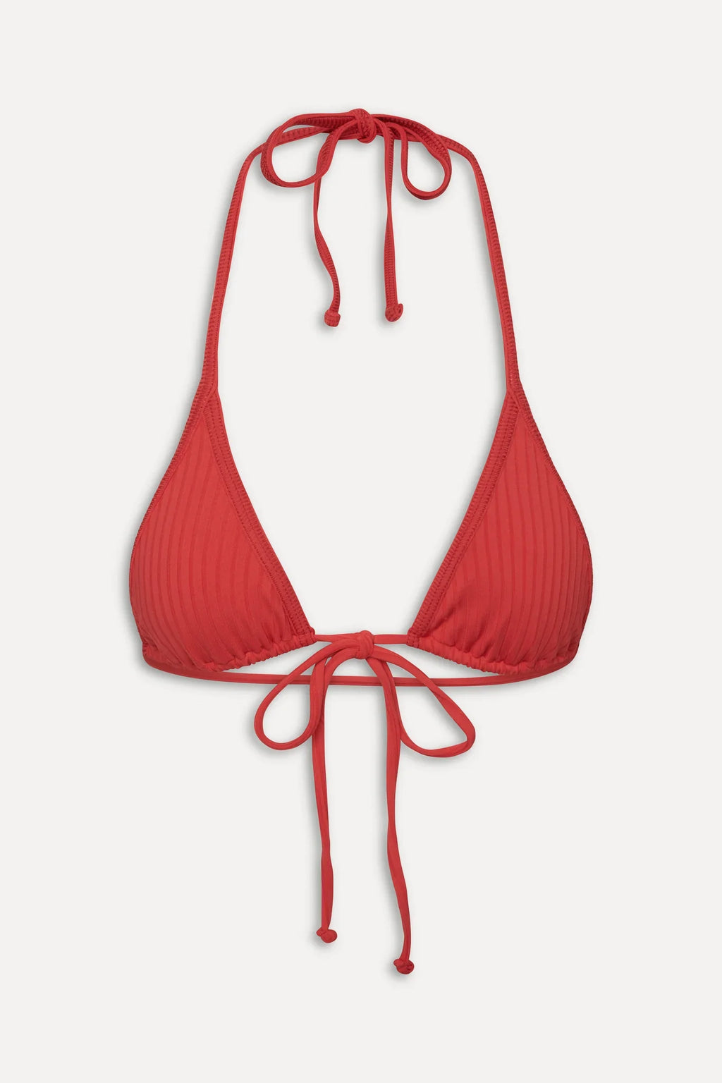 Paradise Halter Bikini Top - Cherry