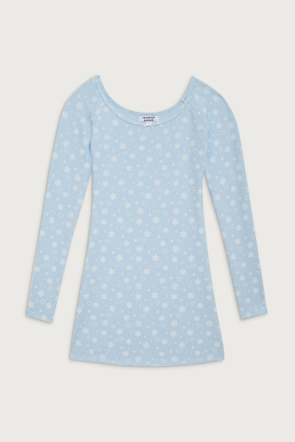 Lumi Waffle Mini Dress - Flurries