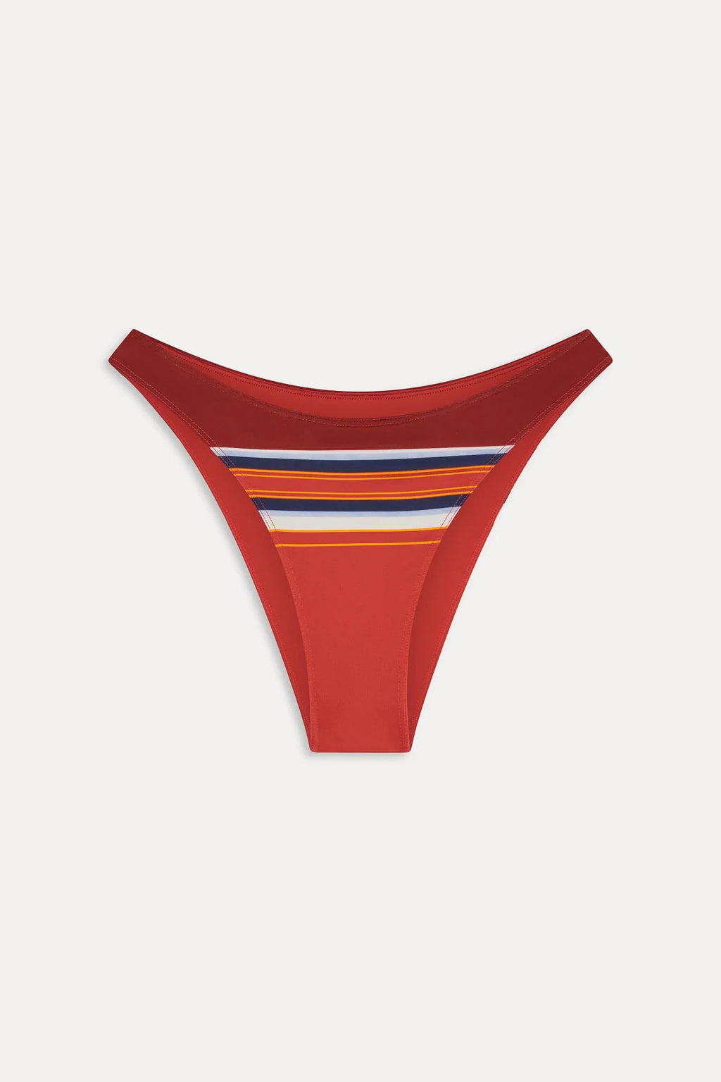 Dove Striped Bikini Bottom - Sandstone