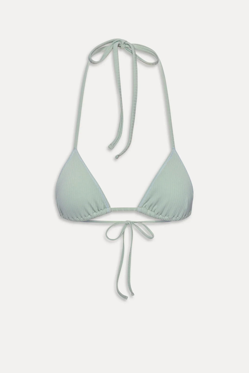 Nick Triangle Halter Bikini Top - Minty