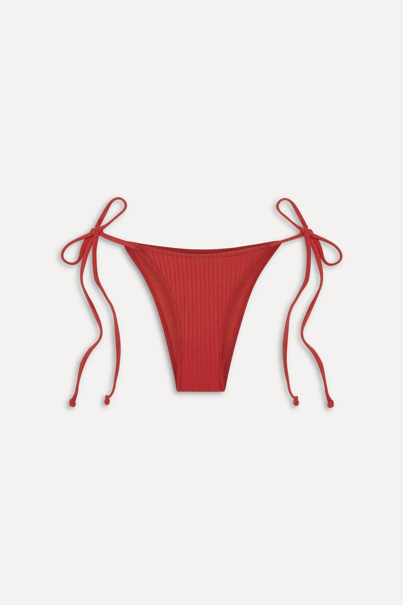 Mackenzie Cheeky String Bikini Bottom - Cherry
