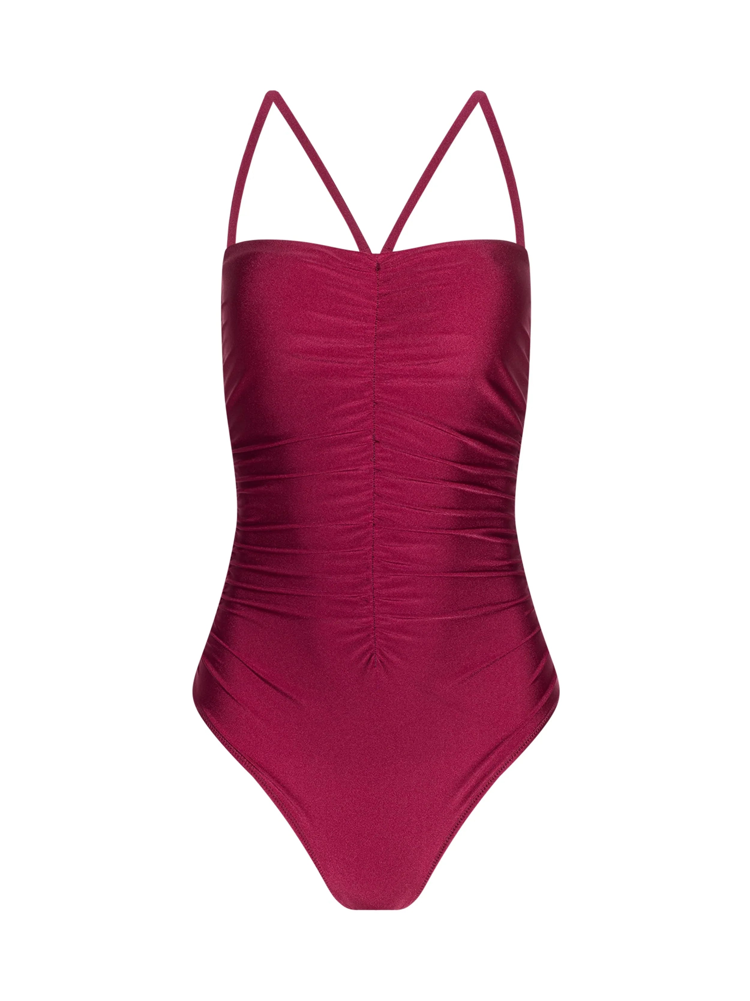 Aubrey Ruched One-Piece Swimsuit