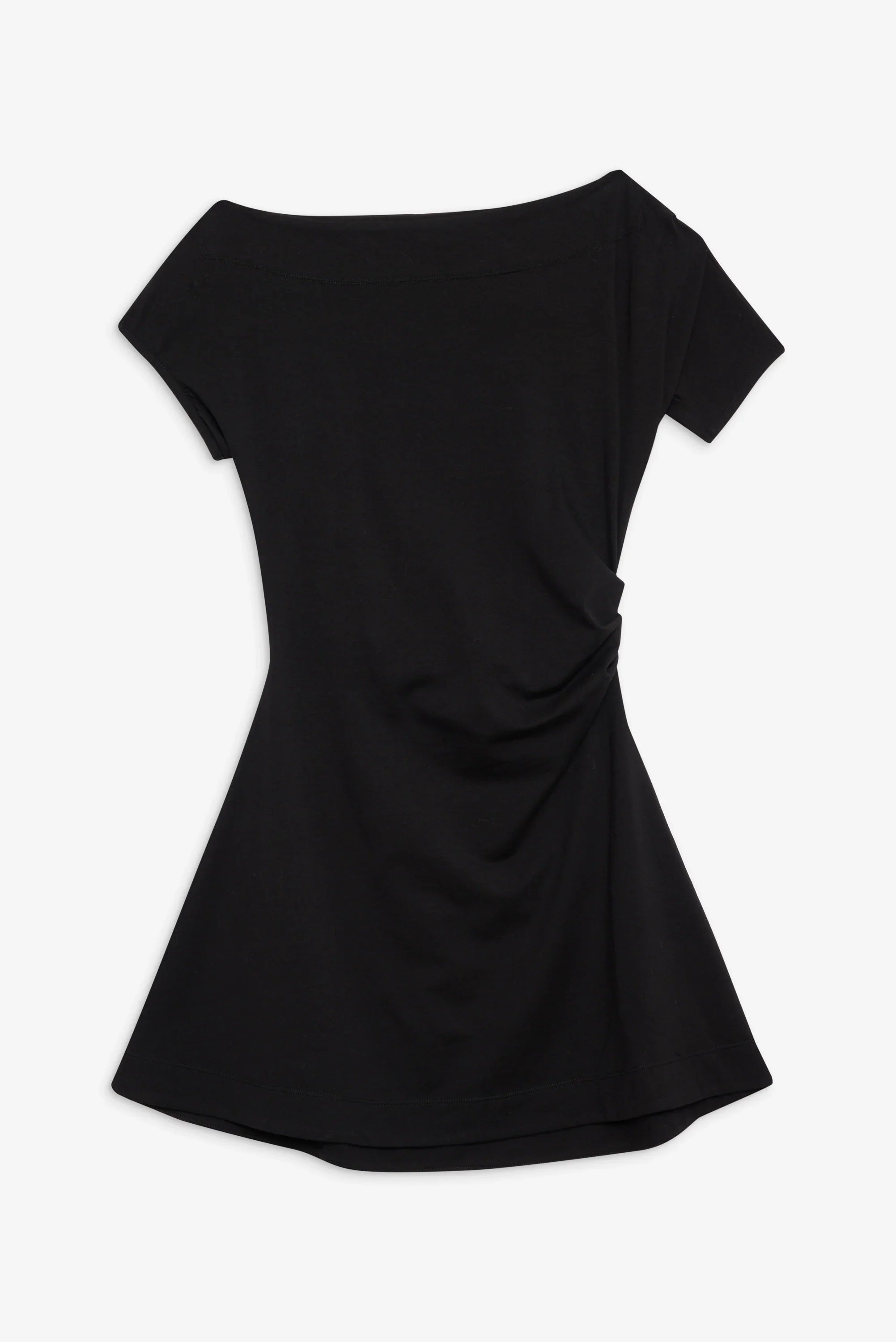 Roslyn Off Shoulder Mini Dress - Black