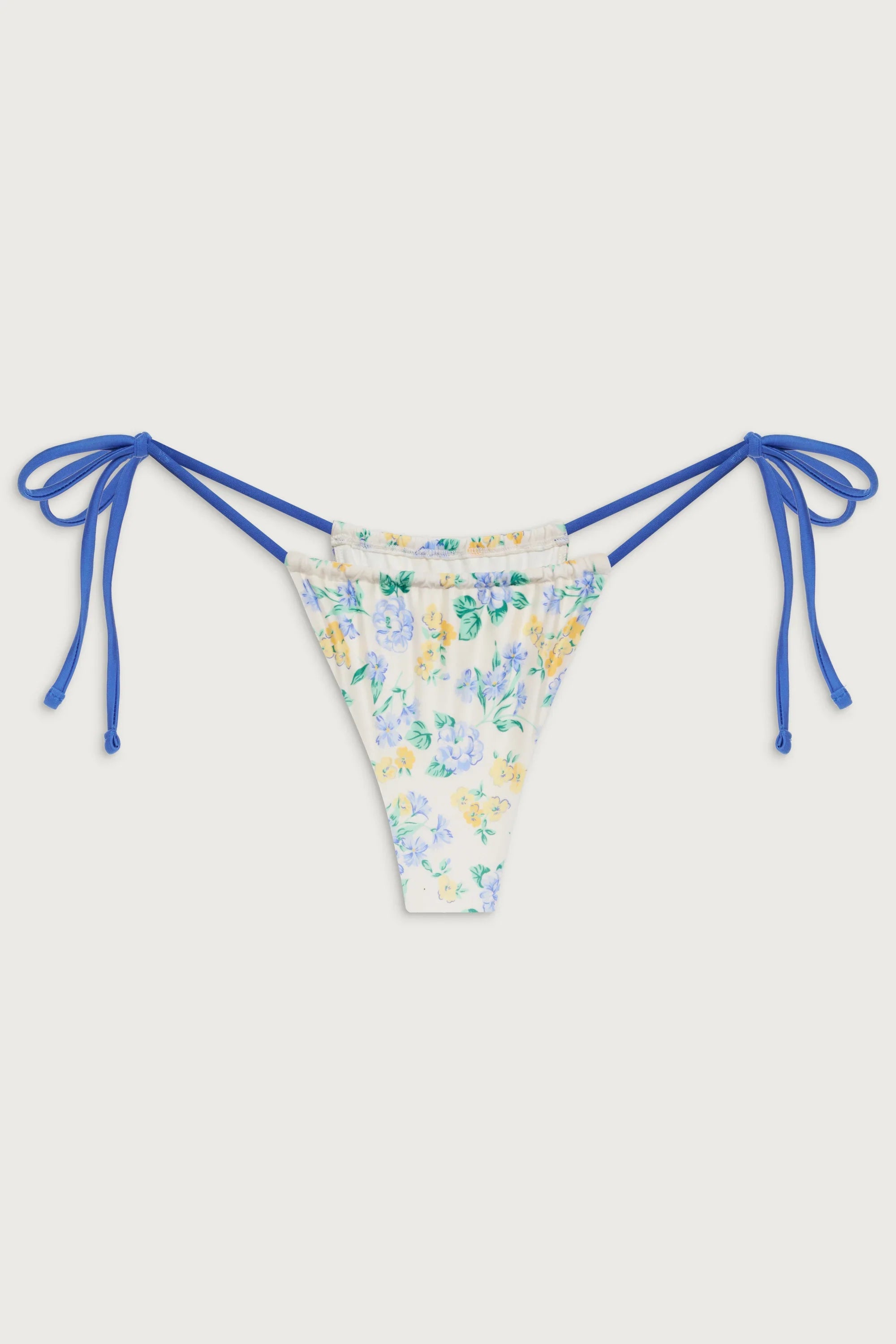 Tia Shine Skimpy Bikini Bottom - Coastal Floral